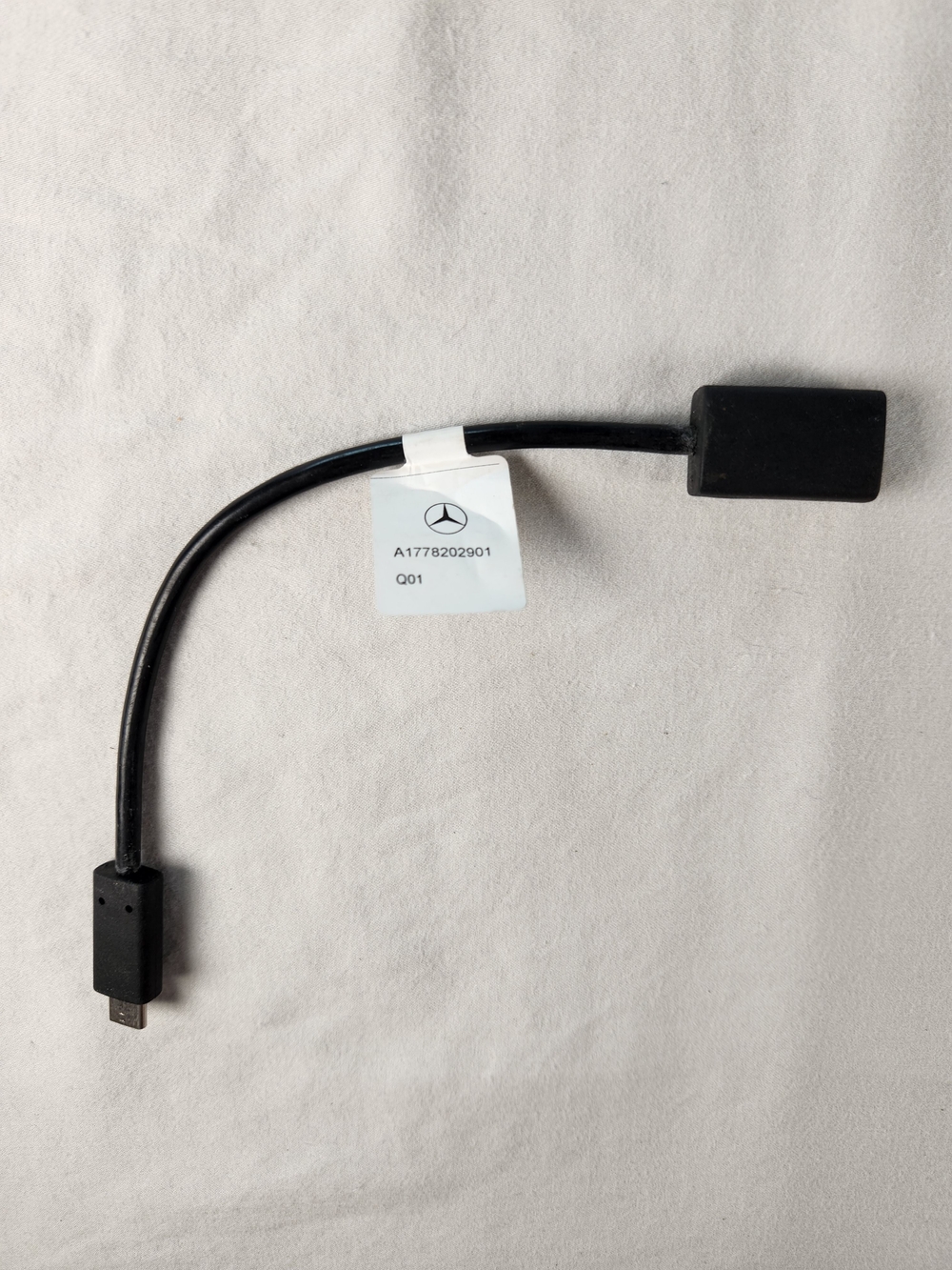 MERCEDES BENZ MEDIA INTERFACE ADAPTER CABLE USB-C NEW A1778202901 OEM Factory